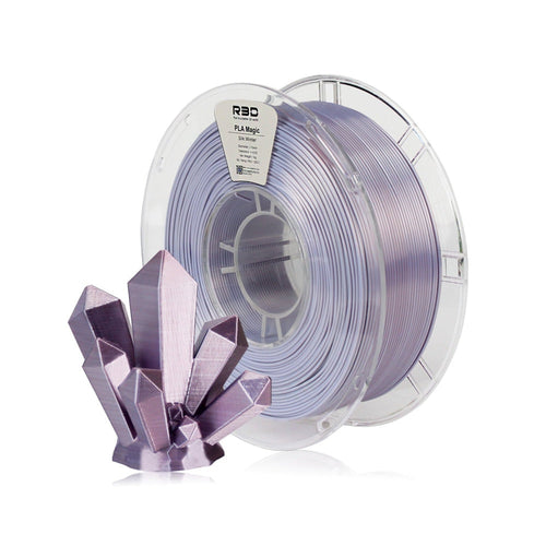 2in1 SILK PLA Filament für 3D Drucker | Zweifarbig Special Magic Effekt - NEU 3DPLady Silk Filament 1 kg Silk Winter – Büro Lifestyle | Büro Komfort