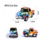 8 x Spielzeugauto mit Rückzug Leichtmetall Kinderspielzeug Käfer Bulli Van Bus – Geschenk Artikel | Büro Erlebnis