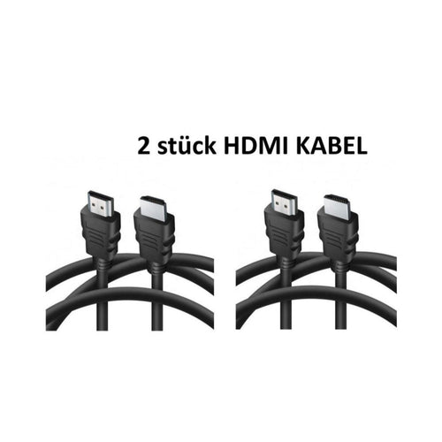 2 x HDMI Kabel 1,8m HighSpeed Ethernet 4K FullHD HDR 3D für TV PC BEAMER Laptop – Büro Accessoire | Geschenk Empfehlung