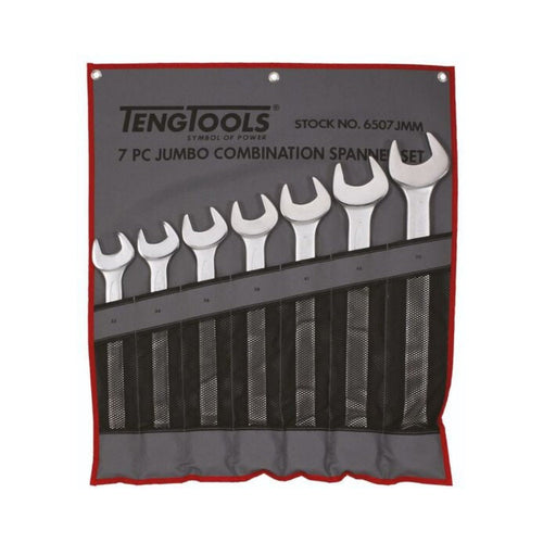 Tengtool Kombischlüssel-Set (33–50 mm) Werkzeugrolle 7 Teile – Büro Gadget | Geschenk Design