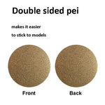 Delta Kossel 120 MM Pei Plate rund + magnetischer Auflage – Büro Idee | Geschenk Special