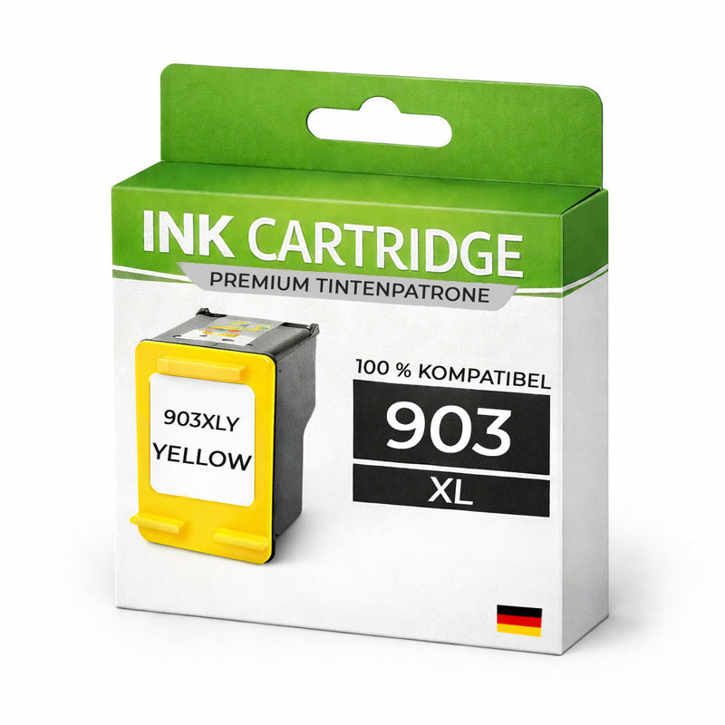 Tintenpatrone kompatibel für HP 903XLY(T6M11AE) OfficeJet Pro 6950/6951/6954/6956/6958
OfficeJet Pro 6960/6962/6968/6970/6974/6975/6978/6979 in Gelb – Geschenk Artikel | Büro Extra