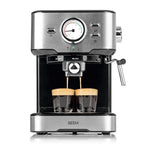 BEEM ESPRESSO-SELECT Edelstahl Siebträgermaschine | Espressomaschine Siebträger – Geschenk Klassiker | Büro Extra