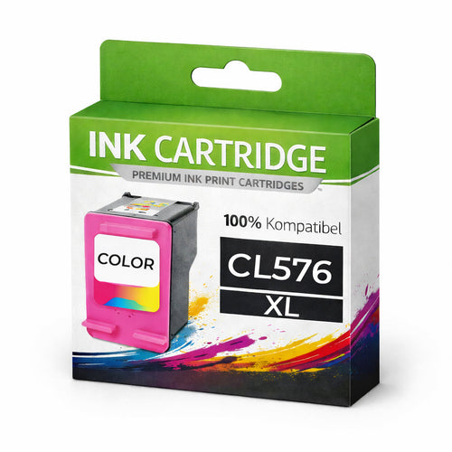 Tintenpatrone kompatibel für Canon CL576 Pixma  TS3550i/351i   TR4750i/4751i in C/M/Y – Alltag Highlight | Geschenk Empfehlung
