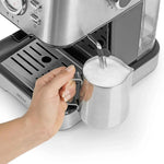 BEEM ESPRESSO-SELECT Edelstahl Siebträgermaschine | Espressomaschine Siebträger – Geschenk Klassiker | Büro Extra