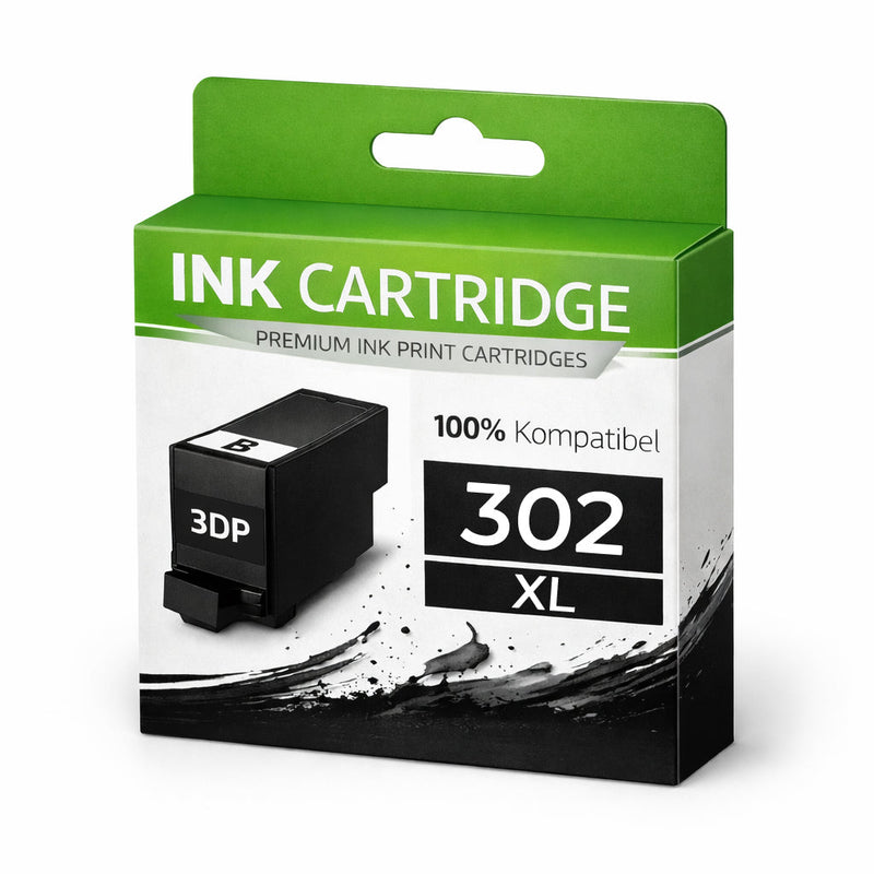 Tintenpatrone kompatibel für HP 302XLK(F6U68AE) Deskjet 1110/1111/1112/2130/2131/2132/2133/2134/2136/2138/3630/3632/3634 /3636/3637/3638/3639 
Envy – Geschenk Tipp | Büro Favorit