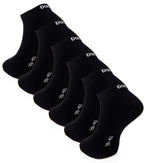 DOCKS Socken Sneaker Socken Baumwolle Weiß Schwarz Größen 35-38 39-42 43-46 Schwarz 35-38 6er Pack – Büro Stil | Geschenk Option