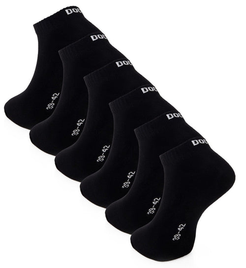 DOCKS Socken Sneaker Socken Baumwolle Weiß Schwarz Größen 35-38 39-42 43-46 Schwarz 35-38 24er Pack – Büro Spaß | Geschenk Inspiration