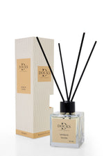 DOCKS Raumduft Diffuser mit Stäbchen – Verschiedene Düfte zur Wahl, 110ml Vanille – Büro Lifestyle | Geschenk Trend