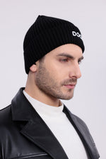 Mütze Beanie Wintermütze Strickmütze Sportmütze Warme Mütze Unisex schwarz – Büro Upgrade | Geschenk Option