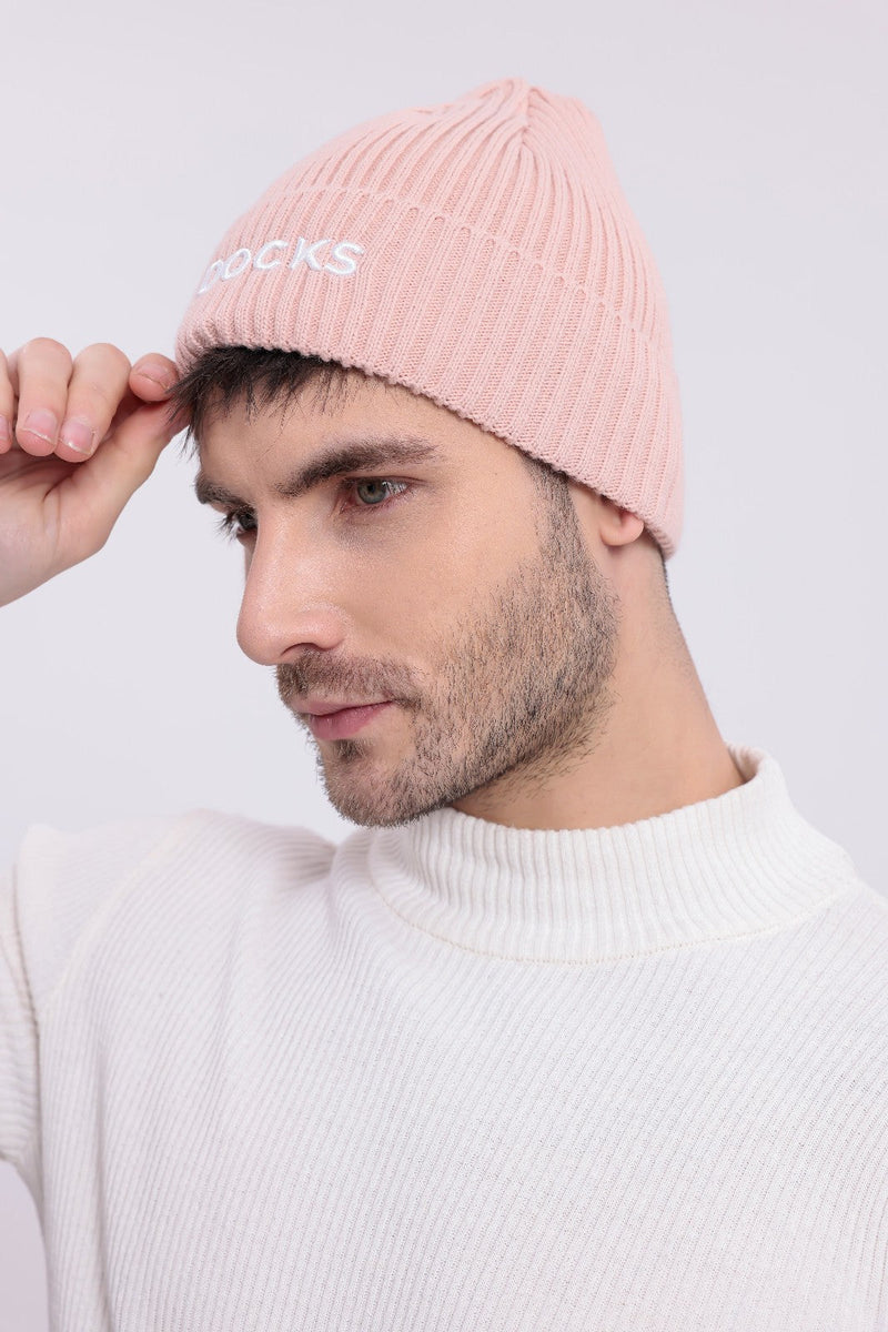 Mütze Beanie Wintermütze Strickmütze Sportmütze Warme Mütze Unisex, Rosa – Geschenk Set | Geschenk Auswahl
