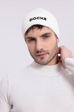 Mütze Beanie Wintermütze Strickmütze Sportmütze Warme Mütze Unisex weiss – Büro Idee | Büro Alltag