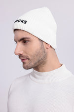 Mütze Beanie Wintermütze Strickmütze Sportmütze Warme Mütze Unisex weiss – Büro Idee | Büro Alltag