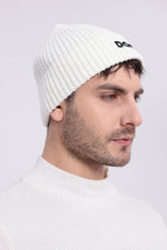 Mütze Beanie Wintermütze Strickmütze Sportmütze Warme Mütze Unisex weiss – Büro Idee | Büro Alltag
