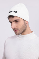 Mütze Beanie Wintermütze Strickmütze Sportmütze Warme Mütze Unisex weiss – Büro Idee | Büro Alltag