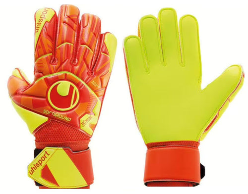 UHLSPORT Torwarthandschuhe DYNAMIC IMPULSE  Softground/Absolutgrip Handschuhe – Geschenk Design | Büro Upgrade