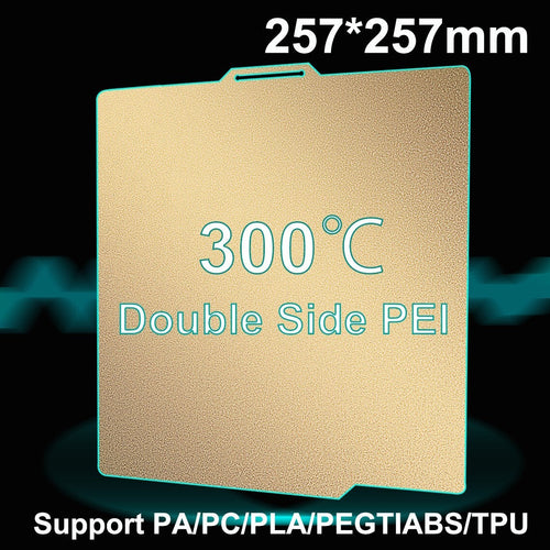 Doppelseitige  Pei Plate 257X257mm kompatibel für Bambu Lab X1 und P1P – Geschenk Qualität | Büro Lifestyle