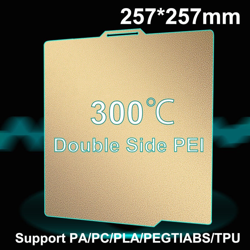 Doppelseitige  Pei Plate 257X257mm kompatibel für Bambu Lab X1 und P1P – Geschenk Qualität | Büro Lifestyle