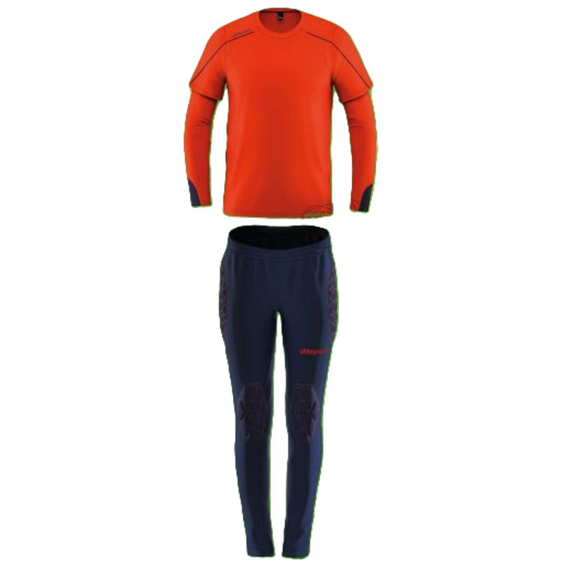 Original Uhlsport Torwart-Set Kinder Fußball Torwarttrikot G:116–164 Mehrfarbig – Büro Gadget | Geschenk Artikel