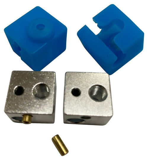 Anycubic I3 Mega/Chiron HeatblocK (Heizblock) V5 + Silikon Socken 2er Set – Büro Lifestyle | Geschenk Trend