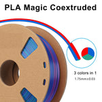 3in1 SILK PLA Filament für 3D Drucker | Dreifarbig Special Magic Effekt - NEU 3DPLady Silk Filament 1 kg Green-Purple-Copper – Kleine Freude | Büro Accessoire