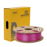 3in1 SILK PLA Filament für 3D Drucker | Dreifarbig Special Magic Effekt - NEU 3DPLady Silk Filament 1 kg Rose Red-Green-Blue – Büro Extra | Geschenk Set