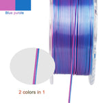 2in1 SILK PLA Filament für 3D Drucker | Zweifarbig Special Magic Effekt - NEU 3DPLady Silk Filament 1 kg Silk Purple - Blue – Büro Favorit | Büro Erlebnis