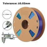 3in1 SILK PLA Filament für 3D Drucker | Dreifarbig Special Magic Effekt - NEU 3DPLady Silk Filament 1 kg Green-Purple-Copper – Kleine Freude | Büro Accessoire