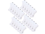 DOCKS Socken Sneaker Socken Baumwolle Weiß Schwarz Größen 35-38 39-42 43-46 Weiß 43-46 12er Pack – Büro Musthave | Praktisches Geschenk