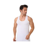 4er Pack Herren Unterhemd Achselhemd Tanktop 100% Baumwolle Weiß – Alltag Inspiration | Geschenk Qualität