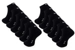 DOCKS Socken Sneaker Socken Baumwolle Weiß Schwarz Größen 35-38 39-42 43-46 Schwarz 35-38 12er Pack – Büro Tool | Alltag Inspiration