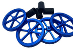 Artillery Sidewinder X1 Blaue grosse Nivellierungs Muttern + 4 Silikonpuffer – Büro Gadget | Büro Lifestyle
