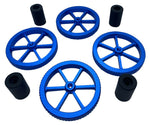 Artillery Sidewinder X1 Blaue grosse Nivellierungs Muttern + 4 Silikonpuffer – Büro Gadget | Büro Lifestyle