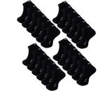 DOCKS Socken Sneaker Socken Baumwolle Weiß Schwarz Größen 35-38 39-42 43-46 Schwarz 35-38 6er Pack – Büro Stil | Geschenk Option