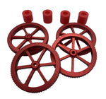 Silikon Dämpfer  + Verbesserte Nivelliermutter Upgrade für Ender 3/3 Pro V2 – Geschenk Set | Büro Musthave