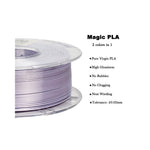 2in1 SILK PLA Filament für 3D Drucker | Zweifarbig Special Magic Effekt - NEU 3DPLady Silk Filament 1 kg Silk Winter – Büro Lifestyle | Büro Komfort