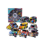8 x Spielzeugauto mit Rückzug Leichtmetall Kinderspielzeug Käfer Bulli Van Bus – Geschenk Artikel | Büro Erlebnis