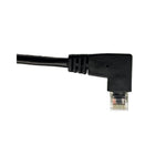 Netzwerk Ethernet Kabel 90°Links Winkel 80cm CAT6 S/FTP Patchkabel RJ45 DSL LAN – Geschenk Qualität | Büro Spaß