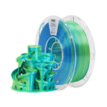 2in1 SILK PLA Filament für 3D Drucker | Zweifarbig Special Magic Effekt - NEU 3DPLady Silk Filament 0,25 kg Silk Yellow - Blue – Alltag Produkt | Geschenk Design