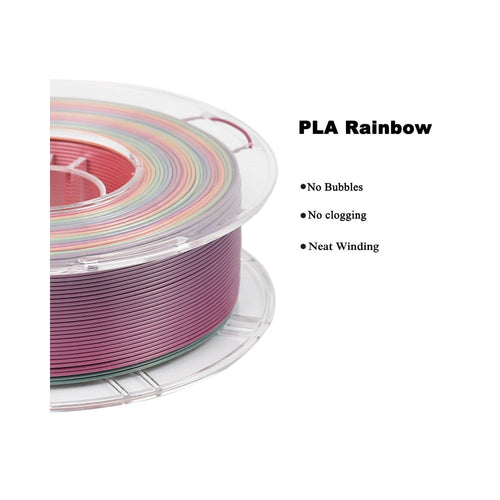 2in1 SILK PLA Filament für 3D Drucker | Zweifarbig Special Magic Effekt - NEU 3DPLady Silk Filament 1 kg Silk Rainbow – Büro Musthave | Geschenk Auswahl