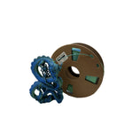3in1 SILK PLA Filament für 3D Drucker | Dreifarbig Special Magic Effekt - NEU 3DPLady Silk Filament 1 kg Blue-Green-Orange – Geschenk Empfehlung | Alltag Lösung