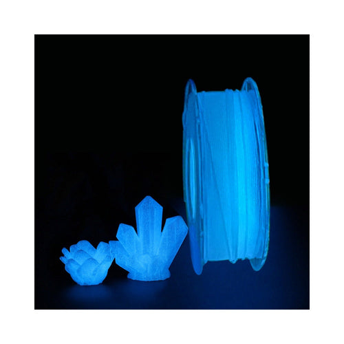 2in1 SILK PLA Filament für 3D Drucker | Zweifarbig Special Magic Effekt - NEU 3DPLady Silk Filament 1 kg Glow Mystery Blue – Alltag Inspiration | Geschenk Special
