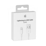 2x Original Apple USB Lightning Ladekabel 2m iPhone iPhone 5 6 7 8 X XR XS SE – Geschenk Style | Büro Alltag