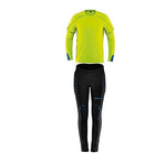 Original Uhlsport Torwart-Set Kinder Fußball Torwarttrikot G:116–152 Gelb/Blau – Geschenk Moment | Büro Spaß