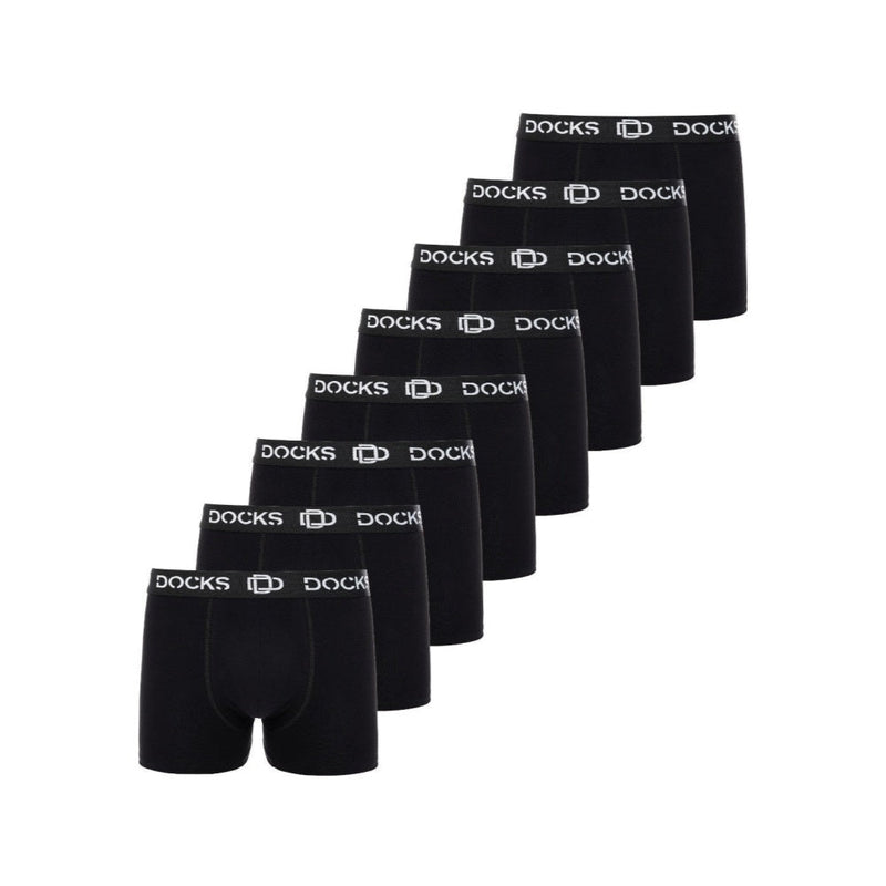 8 - 24er Pack Boxershorts Baumwolle Herren Unterhose Schwarz Bequem Männer Boxer – Geschenk Tipp | Geschenk Special