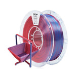 2in1 SILK PLA Filament für 3D Drucker | Zweifarbig Special Magic Effekt - NEU 3DPLady Silk Filament 1 kg Silk Blue - Red – Geschenk Freude | Geschenk Klassiker
