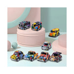 8 x Spielzeugauto mit Rückzug Leichtmetall Kinderspielzeug Käfer Bulli Van Bus – Geschenk Artikel | Büro Erlebnis