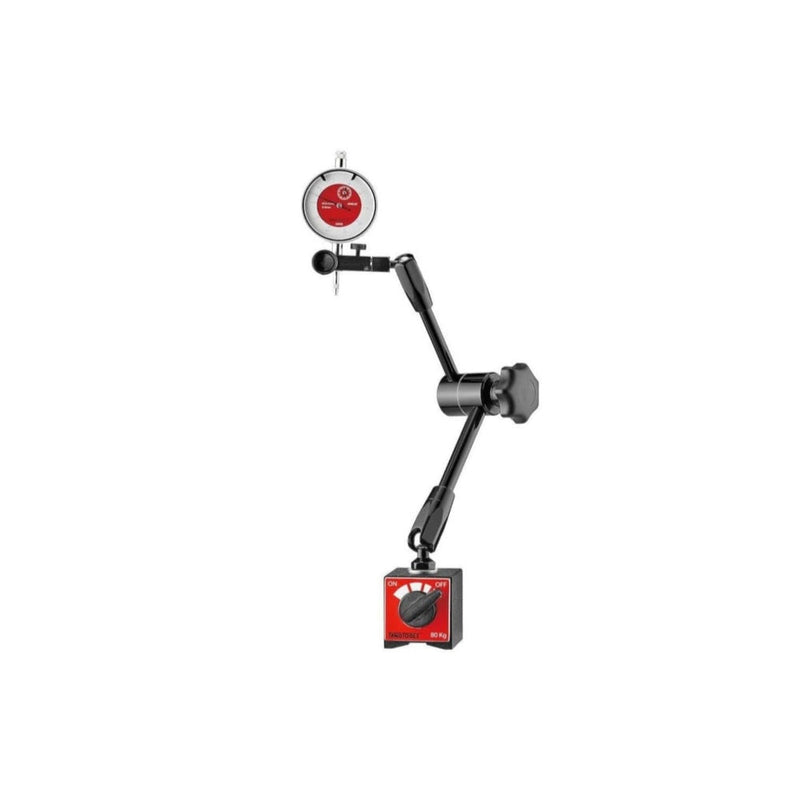 ‎Teng Magnetic Stand Dial Gauge, Zifferblatt-Messgerät mit Magnetständer 0-25mm – Praktische Idee | Büro Tool