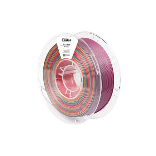 2in1 SILK PLA Filament für 3D Drucker | Zweifarbig Special Magic Effekt - NEU 3DPLady Silk Filament 1 kg Silk Rainbow – Geschenk Moment | Geschenk Inspiration
