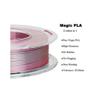 2in1 SILK PLA Filament für 3D Drucker | Zweifarbig Special Magic Effekt - NEU 3DPLady Silk Filament 0,25 kg Silk Rose - Red Jade – Geschenk Klassiker | Büro Gadget